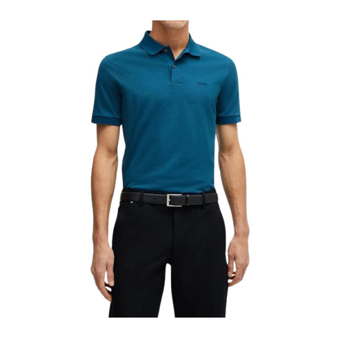 Boss Polo Polo Uomo modello Pallas due bottoni Ottanio P24-BOSS50468301-467-S - Francavilla Moda